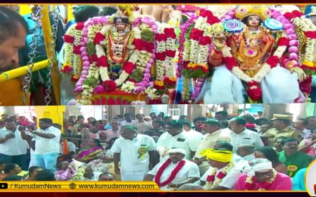 காரைக்கால் அம்மையார்  திருக்கல்யாணம் கோலாகலம்.. பல்லாயிரக்கணக்கானோர் தரிசனம்