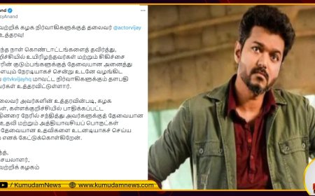 TVK Vijay: “பிறந்தநாள் கொண்டாட்டங்கள் வேண்டாம்..” அதிரடியாக உத்தரவு போட்ட தவெக தலைவர் விஜய்!