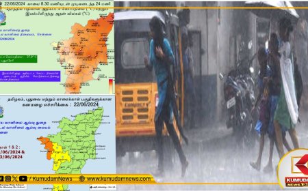 பகலில் சுட்டெரிக்கும் வெயில்.. மாலையில் ஜில்லென்று பெய்யும் மழை.. எச்சரிக்கும் வானிலை மையம்