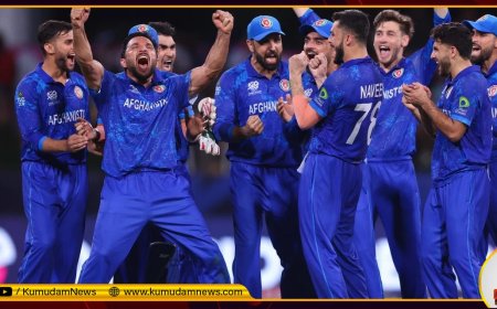 டி20 உலகக்கோப்பை: ஆஸ்திரேலியாவை வீழ்த்தி ஆப்கானிஸ்தான் அணி வரலாற்று சாதனை!