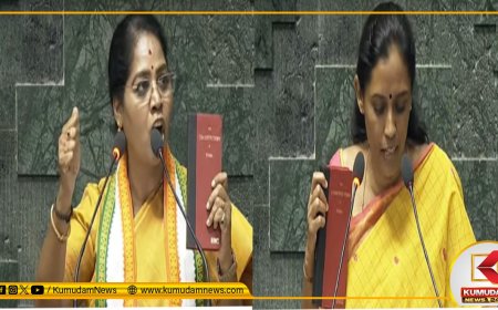 தமிழ்க் கடவுள் முருகன் மீது ஆணை.. மயிலாடுதுறை எம்.பி.யின் பதவியேற்பு.. திரும்பி பார்த்த மக்களவை