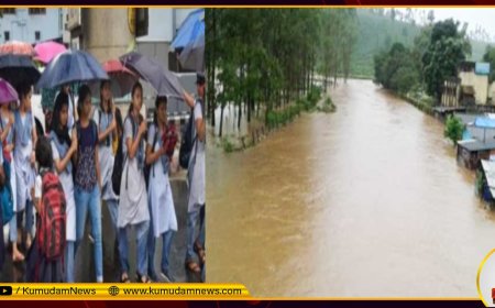 நீலகிரி மாவட்டத்தை சூறையாடிய மழை.. எங்கும் வெள்ளக்காடு..மண் சரிவால் சாலைகள் துண்டிப்பு