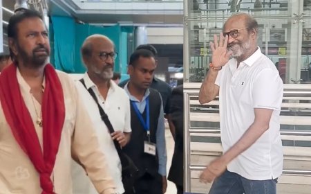 Coolie: கூலி ஷூட்டிங்... ஐதராபாத் சென்ற ரஜினிகாந்த்... விமான நிலையத்தில் காத்திருந்த பிரபலம்!