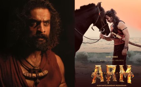 மின்னல் முரளி ஹீரோ டோவினோ தாமஸின் 50வது படம “ஏஆர்எம்”.. அதிரடியான டிரெய்லர் வெளியாகியுள்ளது!