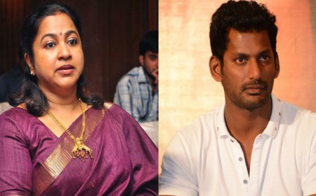 தைரியம் இருந்தா செருப்பால அடிங்க... விஷாலை வெளுத்து வாங்கிய ராதிகா!