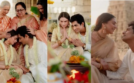 அதிதி ராவ் ஹைதாரியை மணம் முடித்தார் நடிகர் சித்தார்த்.. வாழ்த்து மழையில் நனையும் தம்பதியர்