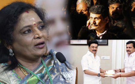 ஊழல் செய்துவிட்டு சிறையில் இருந்து வெளியில் வந்தால் தியாகிகளாக? - தமிழிசை காட்டம்!