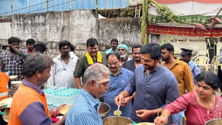 நடிகர் சங்கத்தில் விநாயகர் சதுர்த்தி..  நடிகர் கார்த்திக்கு பரிவட்டம் - விஷால் வரலையே ஏன்?