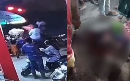 நரிக்குறவ இன பெண் மீது சரமாரி தாக்குதல் - சிசிடிவி காட்சி வெளியாகி அதிர்ச்சி