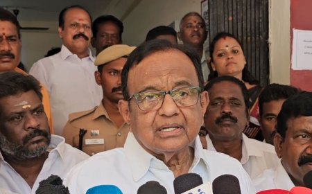 விமான சாகச நிகழ்ச்சியில் நடந்தது துரதிஷ்டவசமானது- ப.சிதம்பரம் கருத்து