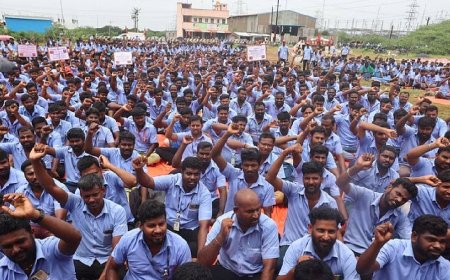 இரவோடு இரவாக சாம்சங் ஊழியர்களை கைது செய்த போலீஸ்