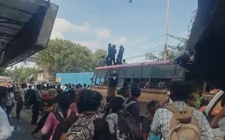 மீண்டும்..மீண்டுமா?: இவங்க ரகளை தாங்க முடியல- அராஜகம் செய்யும் மாணவர்கள் 