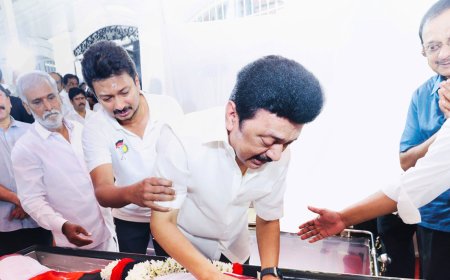 முரசொலி செல்வம் மறைவு: கண்ணீர் விட்டு அழுத முதல்வர்- நேரில் அஞ்சலி செலுத்திய பிரபலங்கள் 