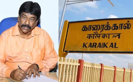 கோயில் நில மோசடி... காரைக்கால் துணை ஆட்சியர் ஜான்சனுக்கு காப்பு!