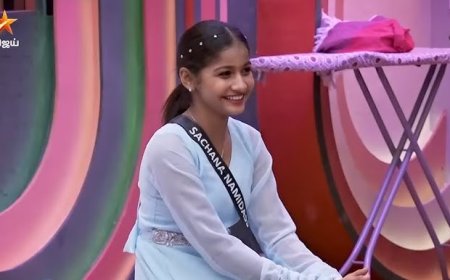 பிக்பாஸ் வீட்டிற்குள் மீண்டும் சாச்சனா என்ட்ரி - ரசிகர்கள் உற்சாகம் 