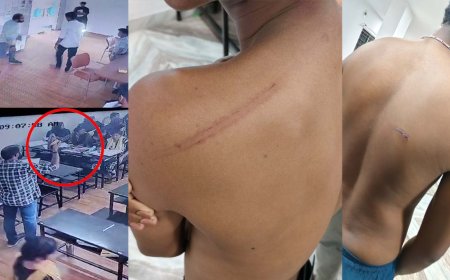 ரத்தம் சொட்ட சொட்ட சித்ரவதை செய்யப்பட்ட நீட் மாணவர்கள்… சிசிடிவியில் பகீர்!