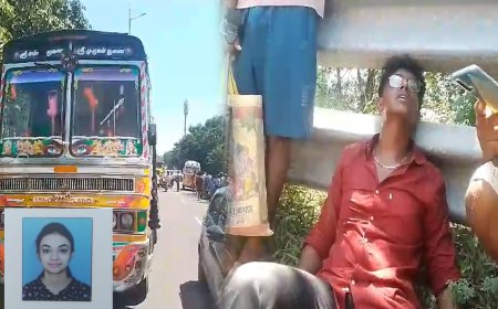 எதிர்திசையில் வந்தவருக்கு வழி விட்டதால் வந்த வினை-மாணவிக்கு சேர்ந்த சோகம்