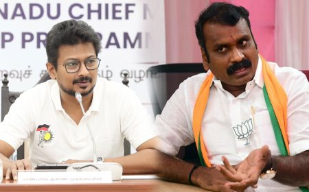 தவறாக பாடப்பட்ட தமிழ்த்தாய் வாழ்த்து: பதவி விலகுவாரா உதயநிதி ஸ்டாலின்..?- எல்.முருகன் கேள்வி