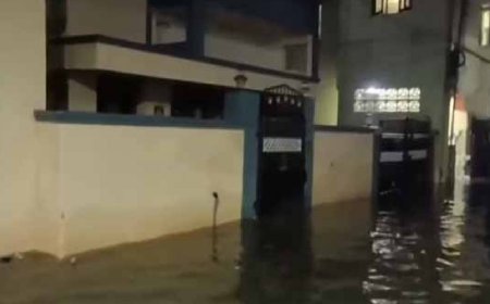 30 ஆண்டுகளில் இல்லாத அளவில் கனமழை...  வெள்ளத்தில் தத்தளிக்கும் மதுரை மாநகரம்