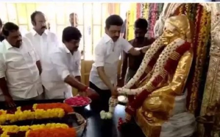 முத்துராமலிங்க தேவர் ஜெயந்தி விழா மற்றும் குருபூஜை - முதலமைச்சர் மு.க.ஸ்டாலின் மரியாதை