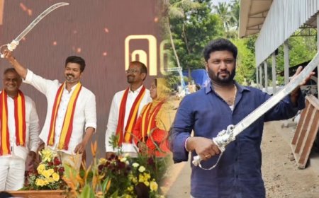 தவெக மாநாட்டில் விஜய்க்கு கொடுக்கப்பட்ட வீரவாள்- இத்தனை சிறப்புகளை கொண்டதா?