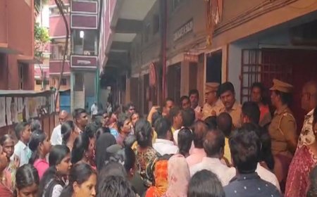 சென்னை பள்ளியில் வாயு கசிவு சம்பவம்- மாணவர்கள் செய்த செயலா? போலீசார் விசாரணை