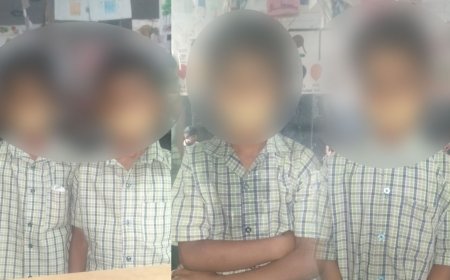 மாணவர்கள் வாயில் பிளாஸ்திரி- அத்துமீறிய தலைமை ஆசிரியர்