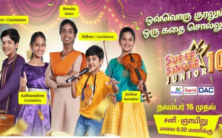 சூப்பர் சிங்கர் ஜூனியர் 10 - நாளை முதல் ஒளிப்பரப்பாகிறது