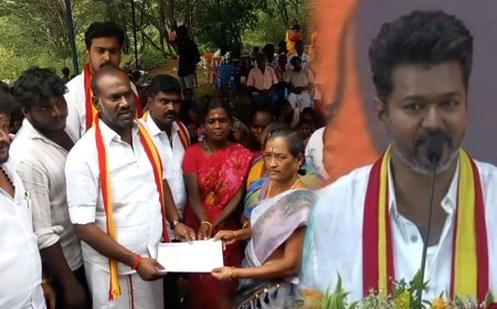 விஜய் போட்ட உத்தரவு- மதுரையில் மக்களுக்கு தவெகவினர் நேரில் ஆதரவு