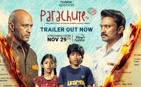 ஹாட்ஸ்டார் ஸ்பெஷல்ஸ்  'பாராசூட்'  சீரிஸை நவ.29ம் முதல் ஸ்ட்ரீம் செய்யவுள்ளது