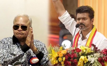 விஜய் குறித்த கேள்விக்கு வணக்கம் போட்ட ராதாரவி- இங்கே இருந்தால் தான் வலி தெரியும் என பதில் 