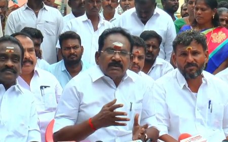 “அதிமுக ஆட்சியில் லேப்டாப்... திமுக ஆட்சியில் கஞ்சா...”-செல்லூர் ராஜு தாக்கு 