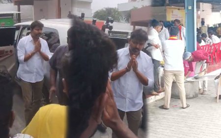 விஜய் கொடுத்த விருந்து- நெகிழ்ந்து பாராட்டிய விவசாயிகள் 