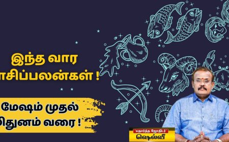 மேஷம் முதல் மிதுனம் ராசி: இந்த வாரம் எப்படி இருக்கும்? யதார்த்த ஜோதிடர் ஷெல்வீ கணிப்பு