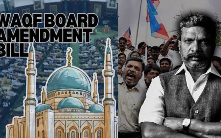 waqf amendment bill: இஸ்லாமியர்களின் சொத்துகளைக் கைப்பற்ற சதி- தொல்.திருமா