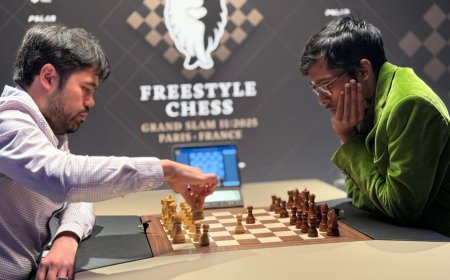 பாரிஸ் செஸ் தொடர்: உலக சாம்பியன் குகேஷ் உட்பட  3  இந்திய வீரர்கள் சொதப்பல்!