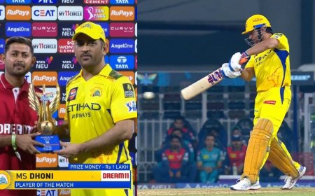 CSK vs LSG: ஆட்டநாயகன் விருது எனக்கா? தோனி அடித்த கமெண்ட்