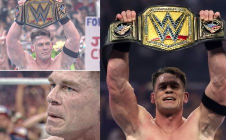 Wrestle Mania: 17 வது முறையாக WWE சாம்பியன்.. ரிக் ஃபிளேரின் சாதனையை முறியடித்த ஜான் சீனா