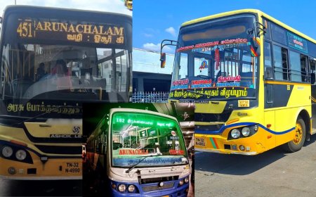 திருவண்ணாமலையா? அருணாச்சலமா? சர்ச்சைக்குள்ளாகும் அரசு பஸ்