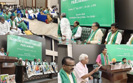 வனவிலங்கு தாக்குதல் எதிரொலி.. டெல்லியில் கூடிய 17 மாநில விவசாயிகள்!