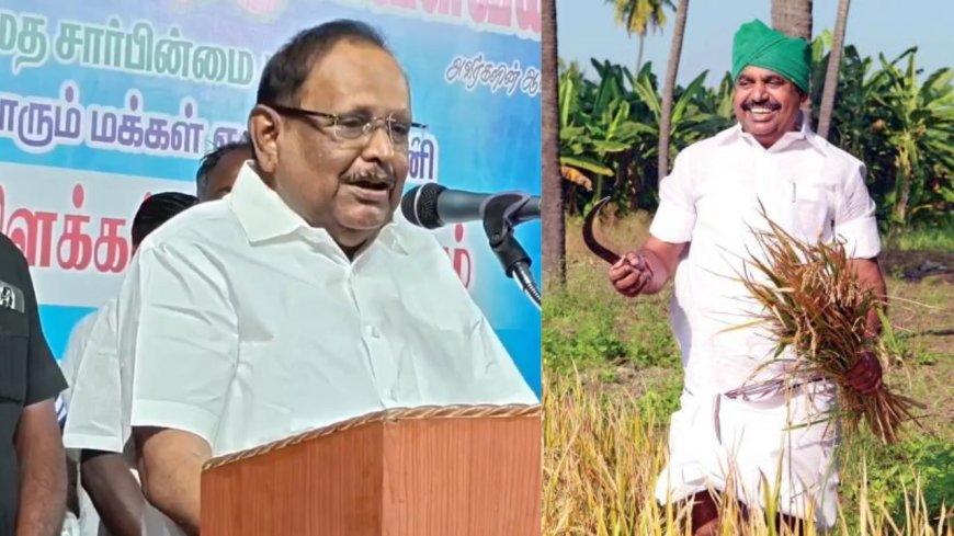 பச்சை துண்டு எடப்பாடிக்கு விவசாயம் தெரியாது- அமைச்சர் ரகுபதி விமர்சனம்