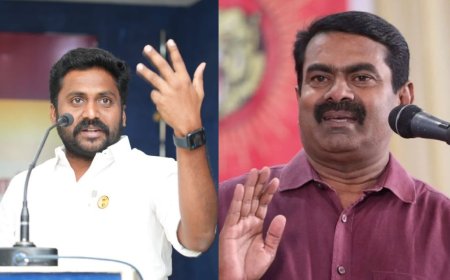 விஜய்யிடம் இருப்பது விசிலடிக்கும் கூட்டம்.. சீமானுக்கு வயிற்றுப் பிழைப்பே நோக்கம்- ராஜீவ் காந்தி பேட்டி