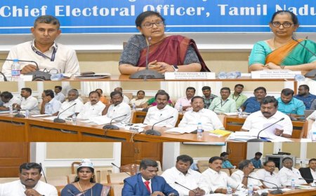 "S.I.R. காலஅவகாசம் நீட்டிப்பு இல்லை” தலைமைத் தேர்தல் அதிகாரி தகவல்