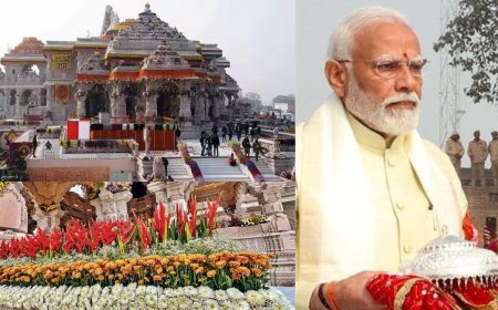 100 டன் பூக்களால் அலங்காரம் - அயோத்தியில் விழா கோலம் : நாளை கொடியேற்றுகிறார் பிரதமர் மோடி 