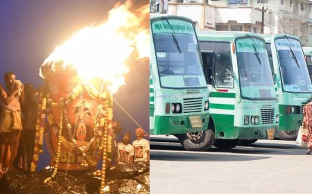 கார்த்திகை தீப திருவிழா : டிச 2.3 தேதிகளில் திருவண்ணாமலைக்கு சிறப்பு பேருந்துகள் 