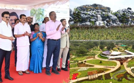 கோவை செம்மொழி பூங்கா : முதல்வர் ஸ்டாலின் திறந்து வைத்தார்