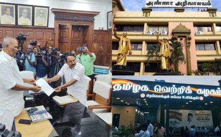 காரில் இருந்து அதிமுக கொடியை அகற்றிய செங்கோட்டையன் - தவெகவா ? திமுகவா? யூ டர்ன் அடிக்கும் செங்கோட்டையன் ?