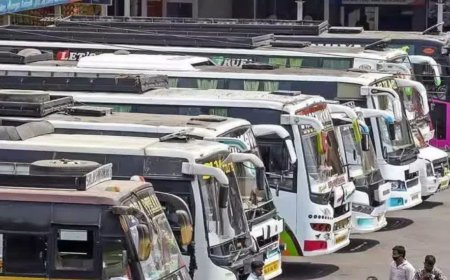 18 நாள் பஞ்சாயத்து ஓவர் : வெளிமாநிலங்களுக்கு மீண்டும் துவங்கிய தனியார் ஆம்னி பஸ் சேவை 