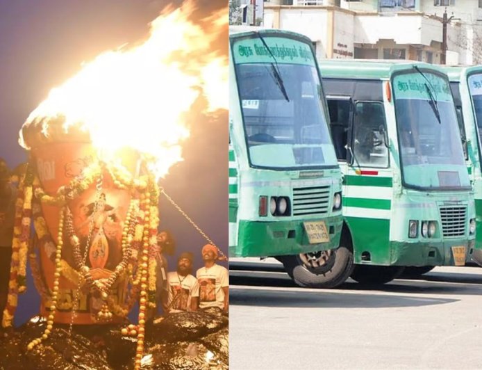 கார்த்திகை தீப திருவிழா : டிச 2.3 தேதிகளில் திருவண்ணாமலைக்கு சிறப்பு பேருந்துகள் 