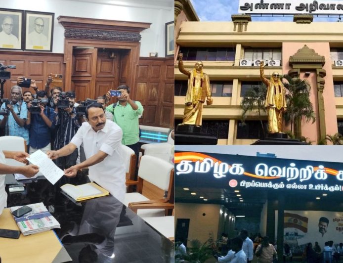 காரில் இருந்து அதிமுக கொடியை அகற்றிய செங்கோட்டையன் - தவெகவா ? திமுகவா? யூ டர்ன் அடிக்கும் செங்கோட்டையன் ?